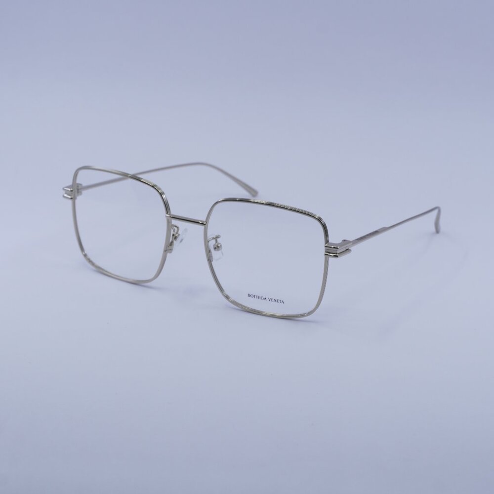 Bottega Veneta BV1049O 002 Eyeglasses Gold 56mm Square Frame